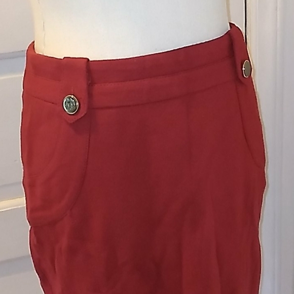 AK Anne Klein red mini skirt - Picture 2 of 3
